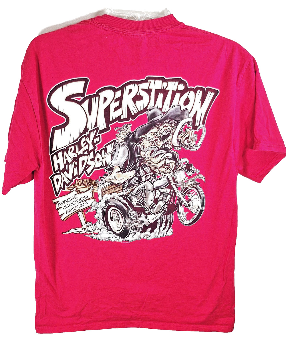Harley Davidson Superstition T-Shirt Apache Junction AZ Size Medium RK Stratman